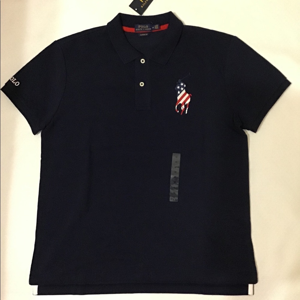 POLO RALPH LAUREN WOMENS BIG PONY POLO SHIRT